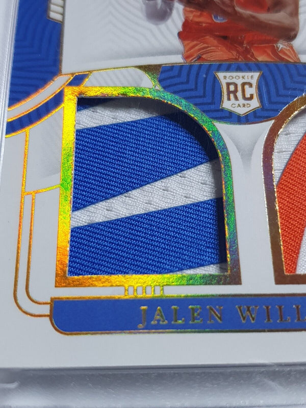 2022 National Treasures Jalen Williams Rookie #PATCH PRIME 25/25 Dual Jerseys RC