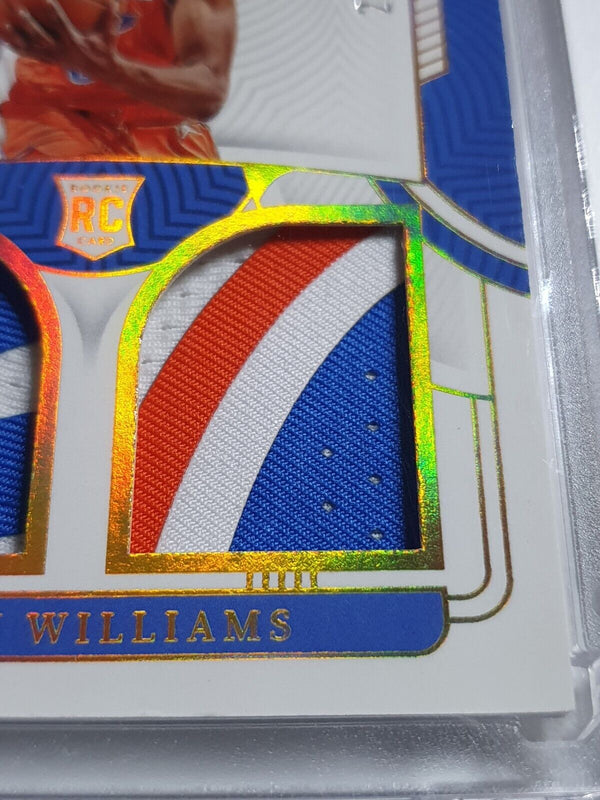 2022 National Treasures Jalen Williams Rookie #PATCH PRIME 25/25 Dual Jerseys RC