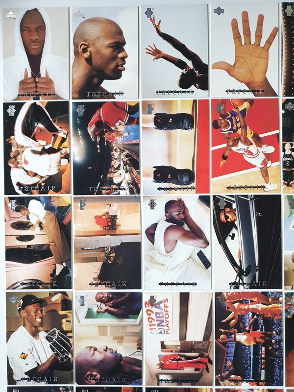 1997 Upper Deck Michael Jordan RARE AIR (Complete set 85 Cards and Golf Ball)