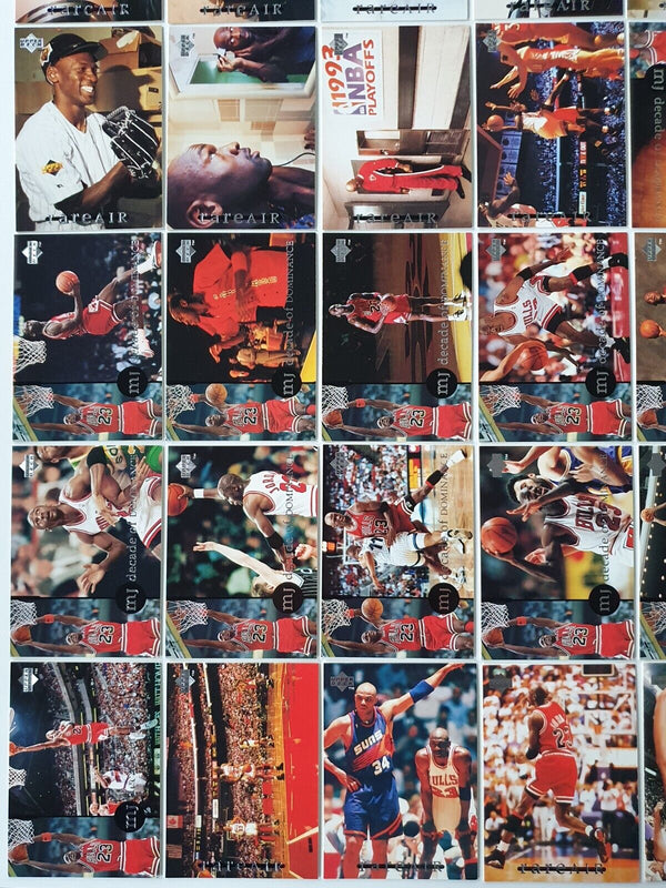 1997 Upper Deck Michael Jordan RARE AIR (Complete set 85 Cards and Golf Ball)