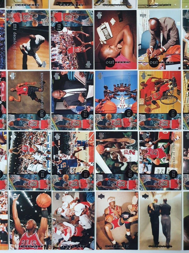 1997 Upper Deck Michael Jordan RARE AIR (Complete set 85 Cards and Gol Perfect Edges Cards 1997 Upper Deck Michael Jordan RARE AIR (Complete set 85 Cards and Gol Perfect Edges Cards