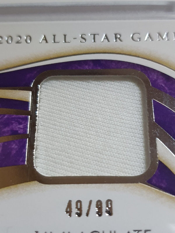 2019 Immaculate Collection Lebron James #PATCH /99 Game Worn All Star Jersey