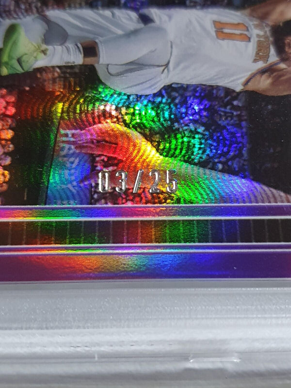 2022 Panini One and One Jalen Brunson #17 PURPLE /25 Holo - PSA 9 (POP 1)