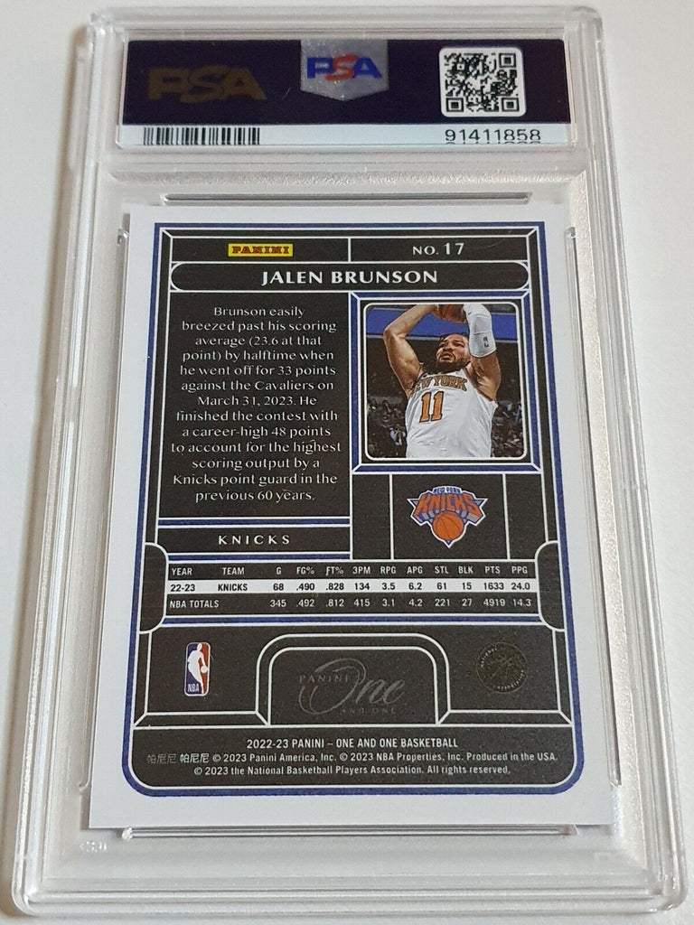 Jalen Brunson EXTREMELY RARE offers MUST SEE White Holo