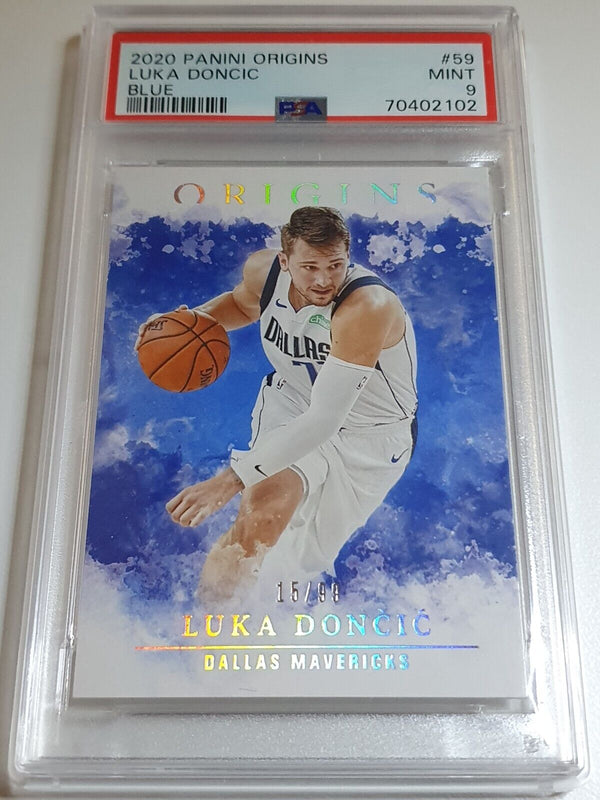 2020 Panini Origins Luka Doncic #59 BLUE /99 Edition - PSA 9 (POP 5)