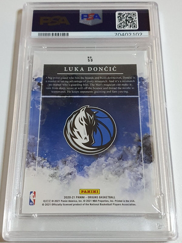 2020 Panini Origins Luka Doncic #59 BLUE /99 Edition - PSA 9 (POP 5)