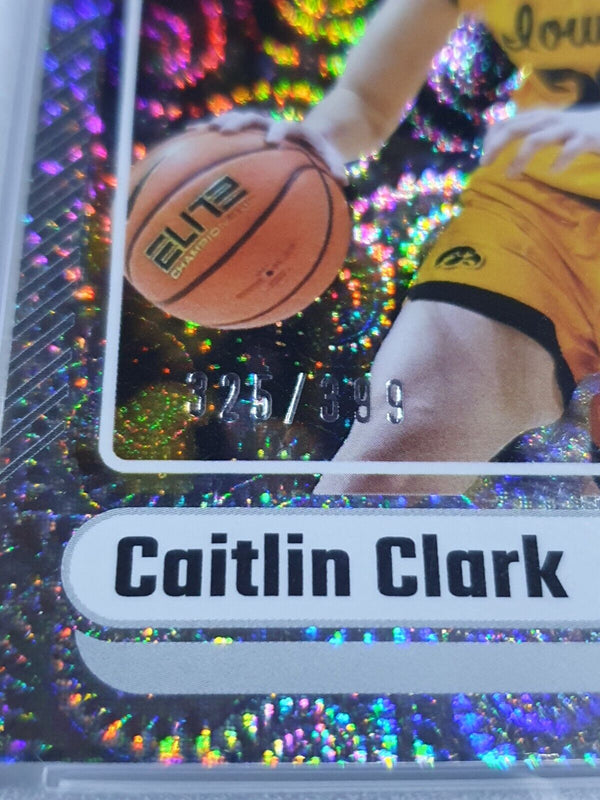 2024 Panini Caitlin Clark Rookie Collection #4 VORTEX /399 Holo - PSA 9 (POP 3)