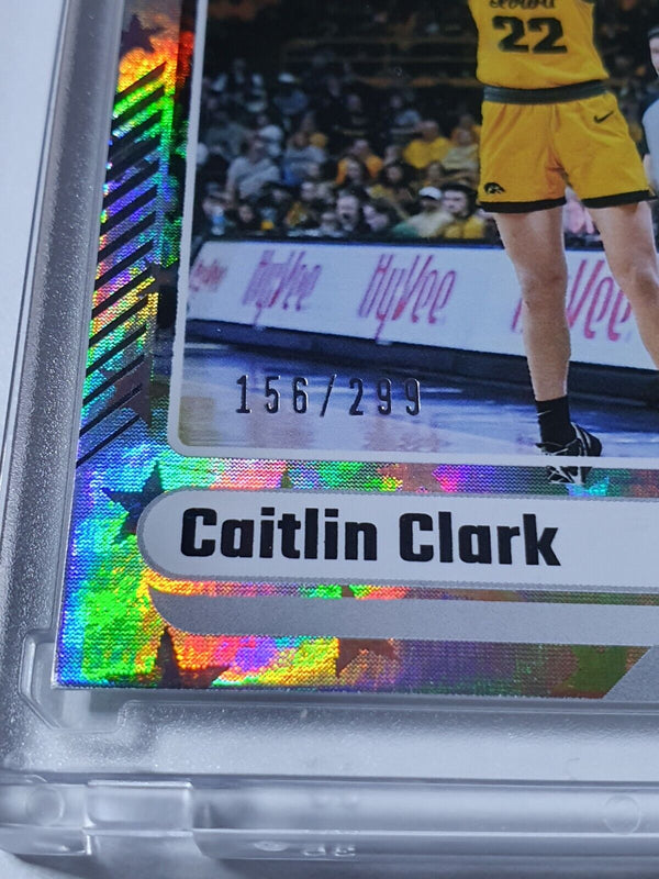 2024 Panini Caitlin Clark Rookie Collection #5 POINTED STARS /299 Holo RC - Rare