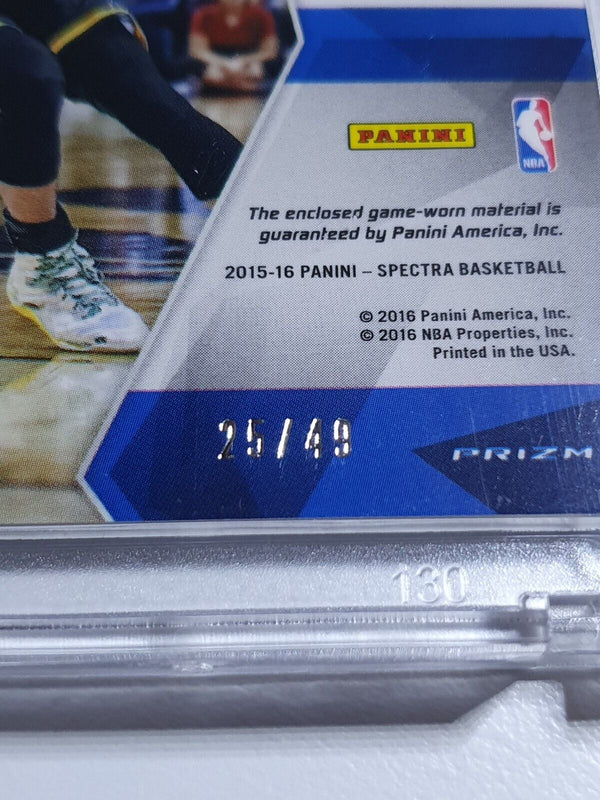 2015 Panini Spectra Stephen Curry #PATCH /49 Game Worn Jersey - Ready to Grade