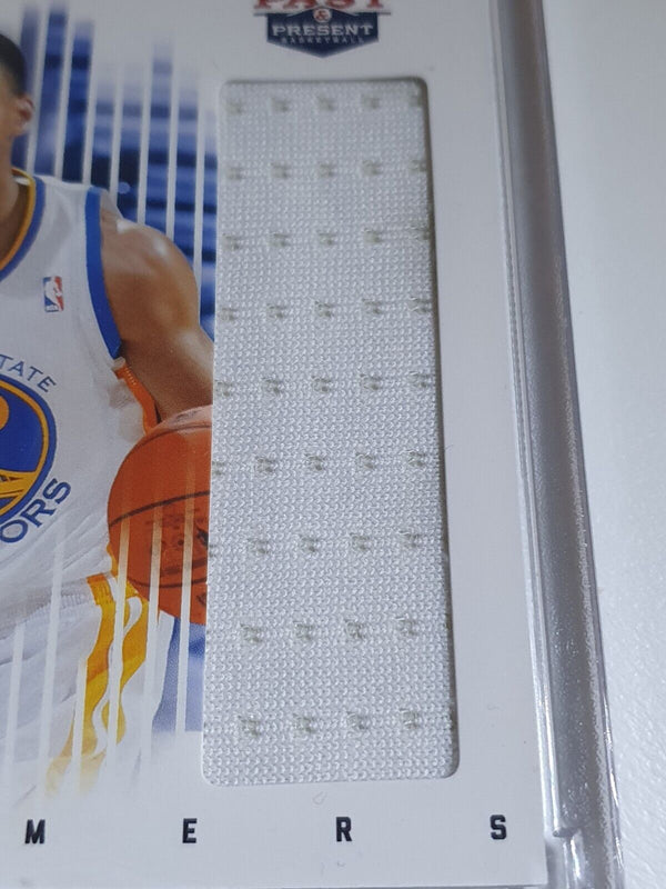 2011 Panini Past & Present Stephen Curry #PATCH Game Worn Jumbo Jersey - Rare