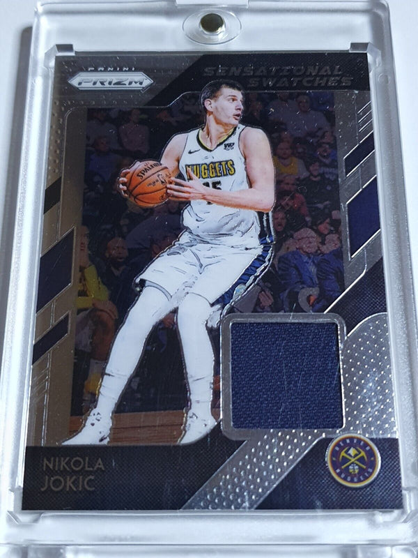 2018 Panini Prizm Nikola Jokic #PATCH Game Worn Jersey - Ready to Grade