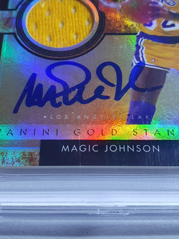 2010 Gold Standard Magic Johnson PATCH AUTO /99 - BGS 10 (On Card Autograph)