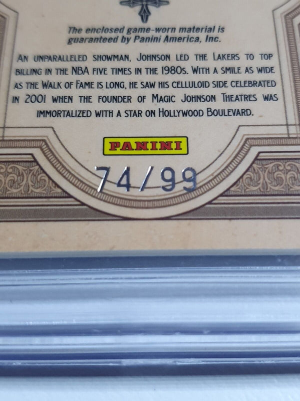2010 Gold Standard Magic Johnson PATCH AUTO /99 - BGS 10 (On Card Autograph)