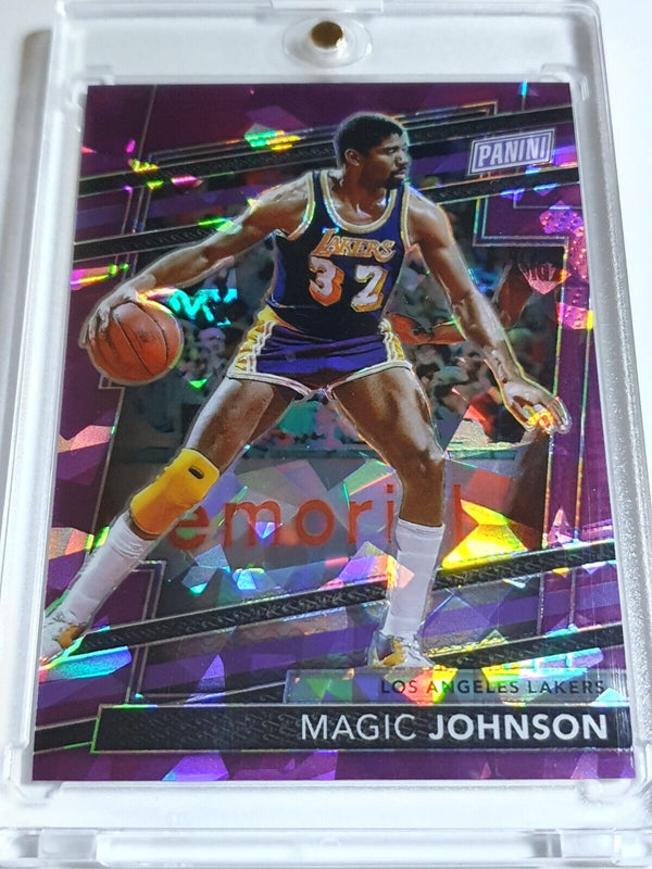 2024 Panini National VIP Magic Johnson #20 PURPLE SPARKLE /49 Holo - Rare