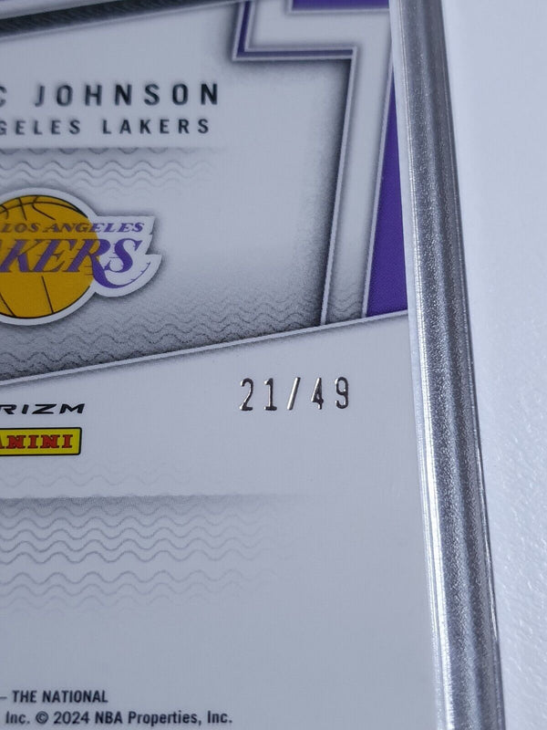 2024 Panini National VIP Magic Johnson #20 PURPLE SPARKLE /49 Holo - Rare