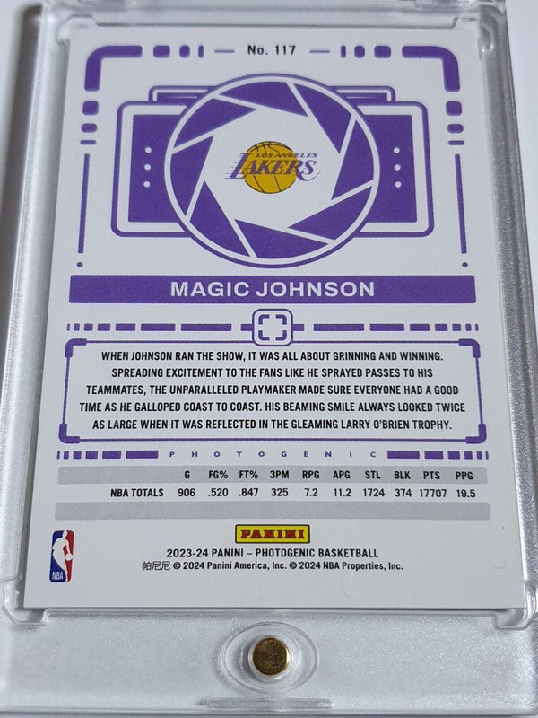 2023 Panini Photogenic Magic Johnson #117 WEDGES /49 Holo - Ready to Grade