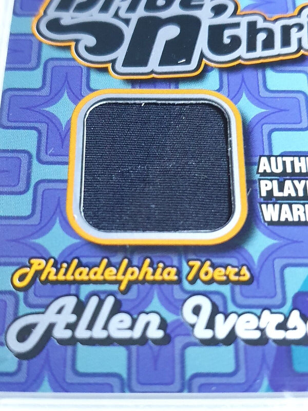 2004 Topps Basketball Allen Iverson #PATCH Game Worn Jersey - Ready to Grade