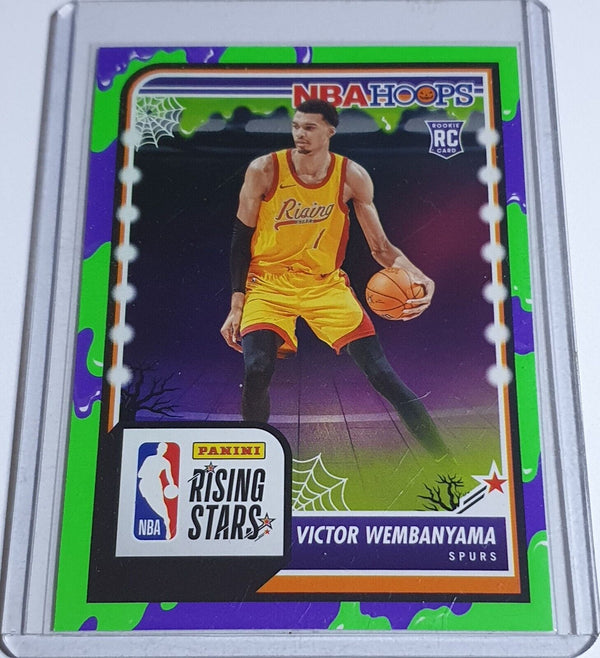 2023 Panini Haunted Hoops Victor Wembanyama Rookie #282 SLIME Edition RC - Rare