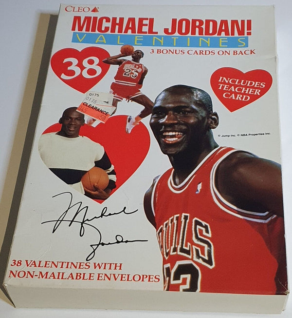 1991 Cleo Michael Jordan Valentines Box (38 Card Set + 3 Cards) - Factory Sealed