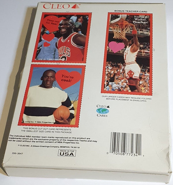 1991 Cleo Michael Jordan Valentines Box (38 Card Set + 3 Cards) - Factory Sealed