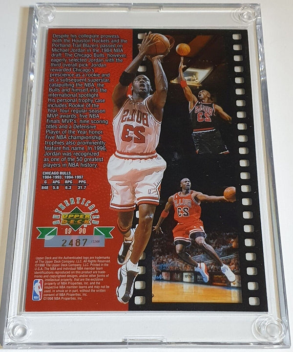 1998 Upper Deck Michael Jordan /2500 Jumbo Die-Cut 