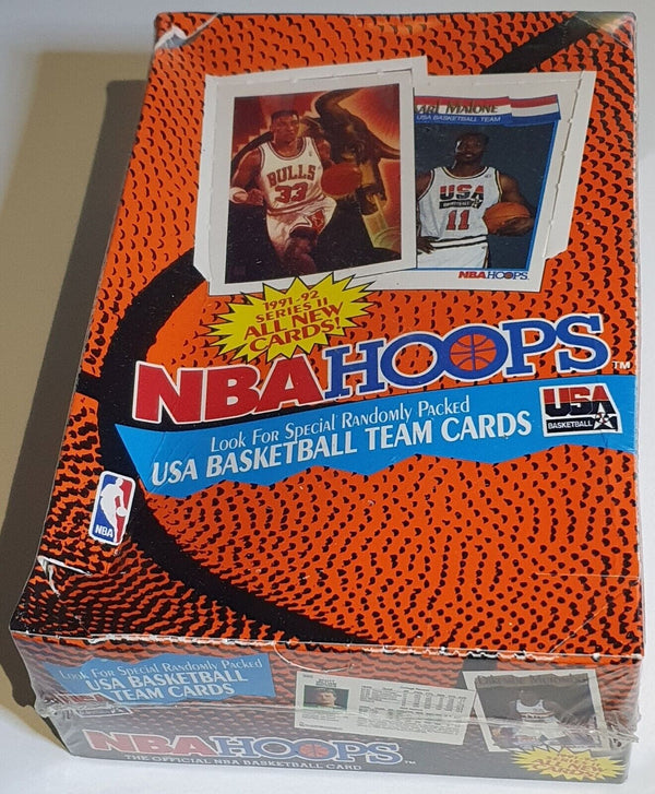 1991-92 NBA Hoops Basketball Series 2 Sealed Box - Factory Sealed