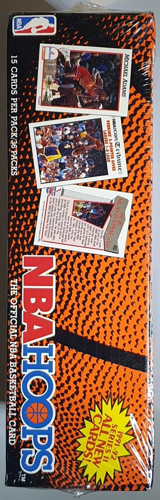 1991-92 NBA Hoops Basketball Series 2 Sealed Box - Factory Sealed