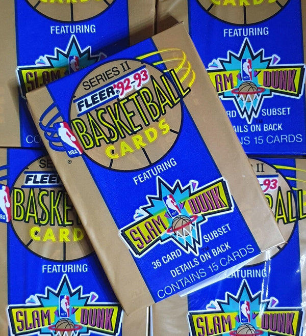 1992-93 Fleer Series 2 Basketball Cards Pack - Factory Sealed Packs