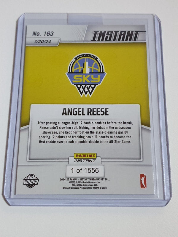 2024 Panini Instant WNBA Angel Reese Rookie #163 /1556 RC - Ready to Grade