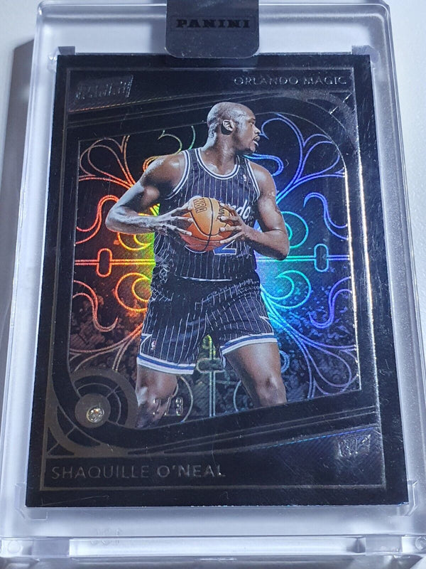 2024 The National Shaquille O'Neal BLACK DIAMOND /3 Holo - Panini Sealed