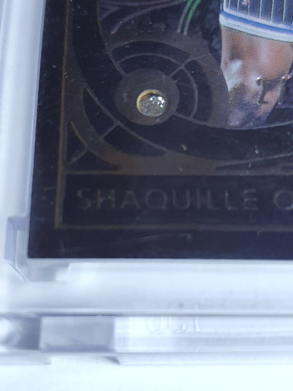 2024 The National Shaquille O'Neal BLACK DIAMOND /3 Holo - Panini Sealed