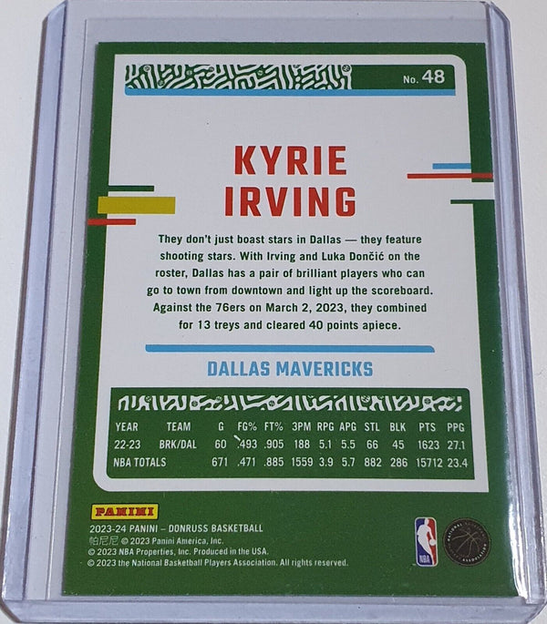 2023 Panini Donruss Kyrie Irving #48 BLUE CHOICE /49 Holo - Ready to Grade