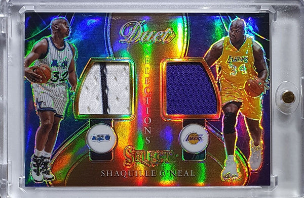 2020 Select Shaquille O'Neal #PATCH COPPER /49 Game Worn Dual Jerseys - Rare