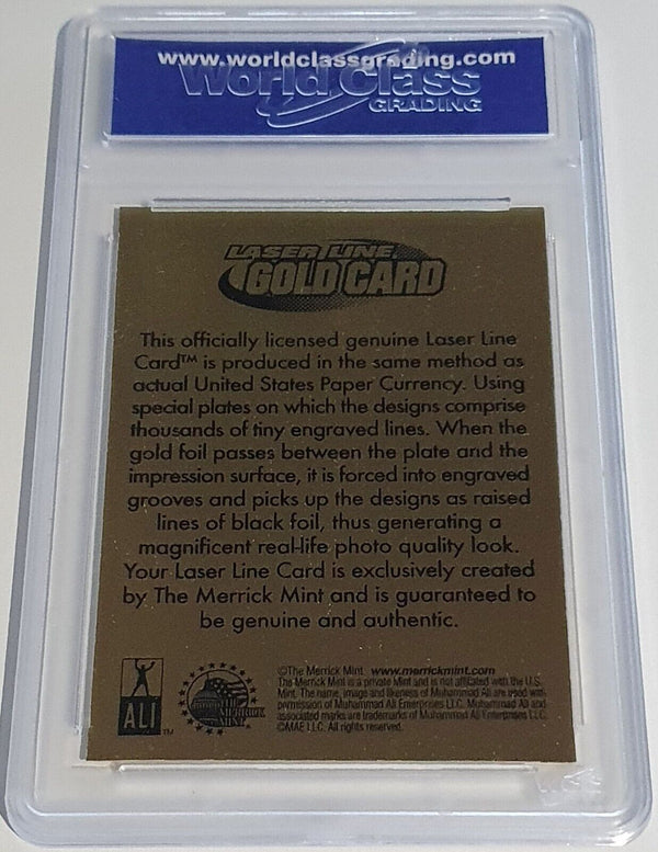 2009 Merrick Mint Laser Line Muhammad Ali The Greatest of All Time Gem Mint 10