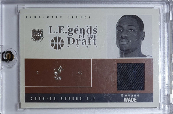 2004 Skybox L.E. Dwyane Wade #PATCH /103 Game Worn Jersey - Ready to Grade