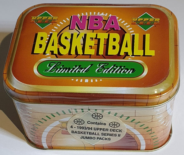 1993 Upper Deck NBA Basketball Series 2 Jumbo Pack Tin Can - Factory Sealed