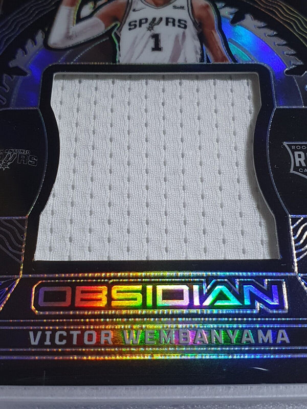 2023 Obsidian Victor Wembanyama Rookie #PATCH /249 RC Jersey - PSA 9 (POP 14)