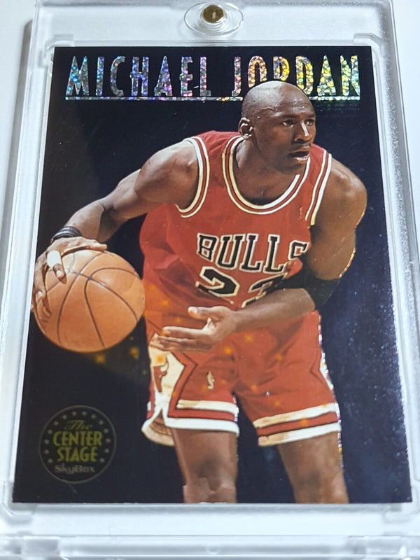 1993 Skybox Premium Michael Jordan #CS1 Center Stage - Ready to Grade