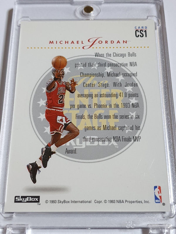 1993 Skybox Premium Michael Jordan #CS1 Center Stage - Ready to Grade
