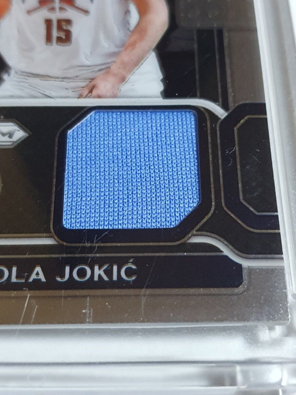 2021 Panini Prizm Nikola Jokic #PATCH Game Worn Jersey - Ready for Grading