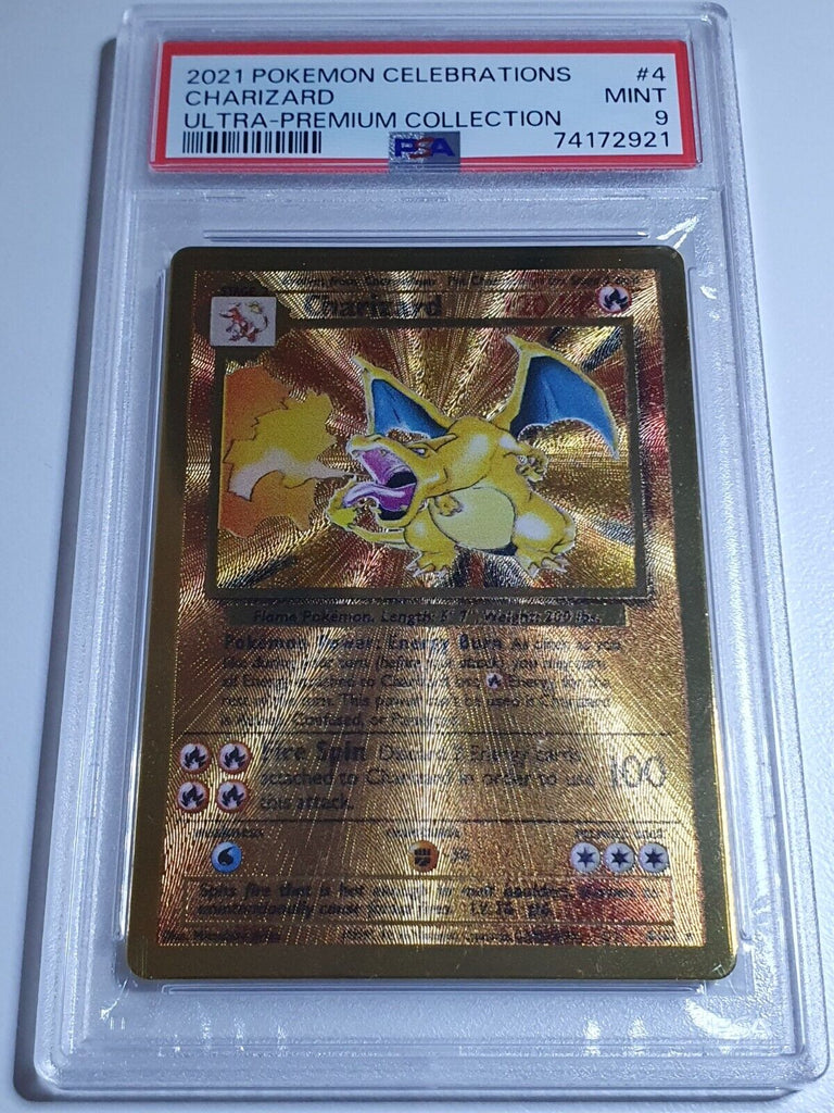 Pokemon Charizard celebrations 2021 discount PSA 9