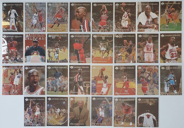 1998 Upper Deck Michael Jordan Tribute Series III MJ Reflections (30 Cards) Rare