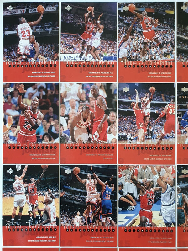 1997 Upper Deck Michael Jordan The Jordan Championship Journals (24 Cards Set)