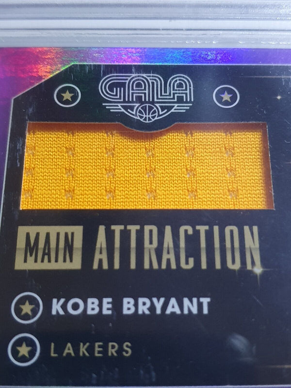 2015 Gala Kobe Bryant #PATCH PURPLE /40 Game Worn Jersey  - BGS 9 (POP 2)