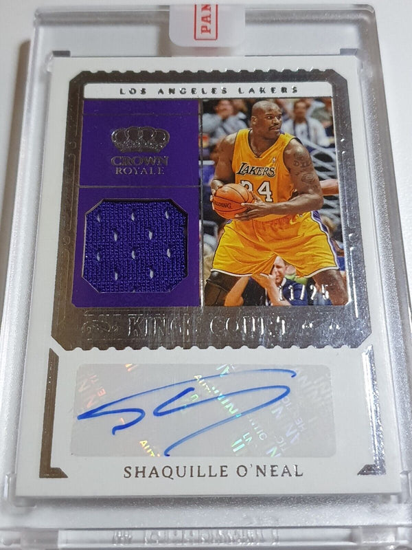 2023 Crown Royale Shaquille O'Neal PATCH AUTO /25 Jersey Autograph Panini Sealed