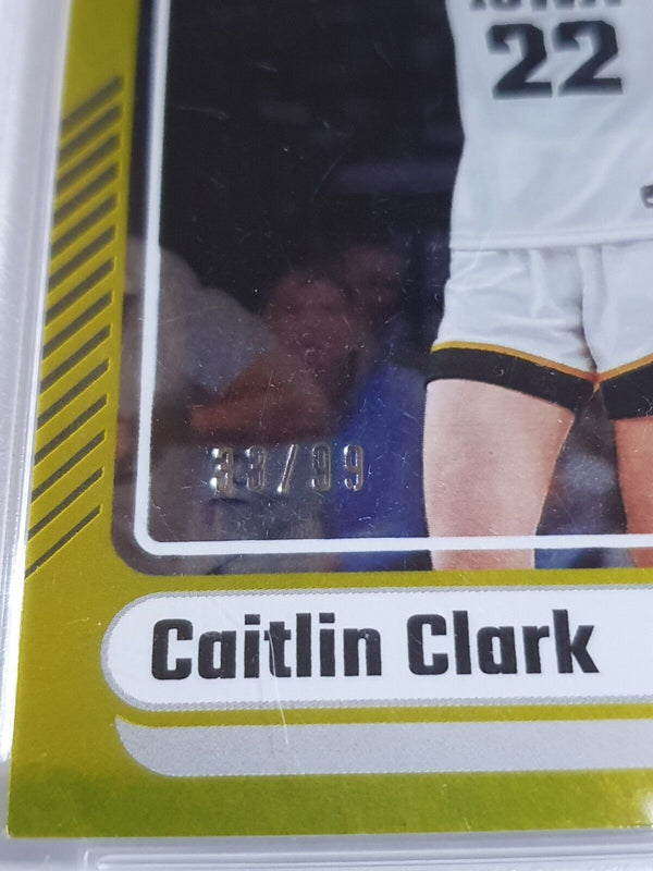 2024 Panini Caitlin Clark Rookie Collection #13 GOLD /99 Holo - PSA 9 (POP 3)