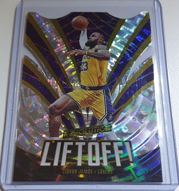 2023 Panini Revolution LeBron James #1 FRACTAL Holo Die Cut LIFTOFF - Rare