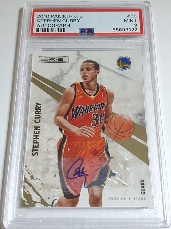 2010 Panini Rookie & Stars Stephen Curry AUTO /49 Autograph - PSA 9 (POP 2)