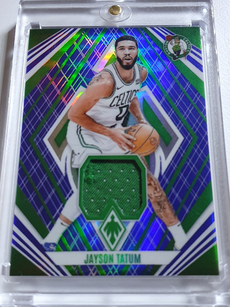 Jayson Tatum hot Prizm Patch