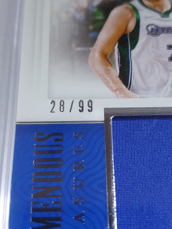 2021 National Treasures Luka Doncic #PATCH /99 Game Worn Jersey - PSA 9 (POP 3)